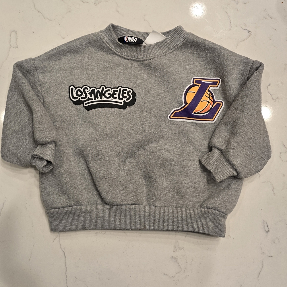 NBA Los Angeles Lakers Gray Sweatshirt